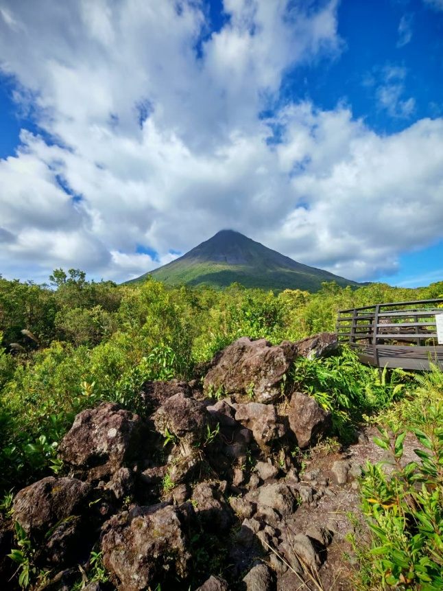 Arenal Volcano hike, 1968 lava trails